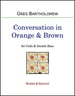 Conversation in Orange & Brown